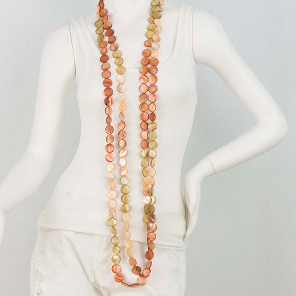 Necklace Mother if Pearl set/2 strands - Picture 2 of 3